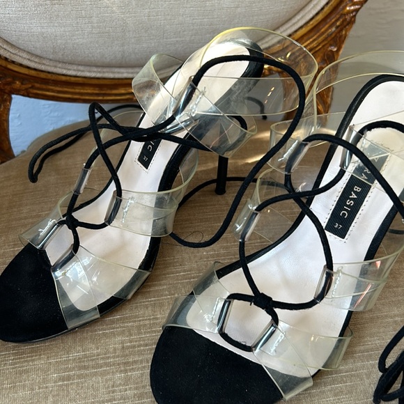 Zara PVC ankle strap heels size 37 - Picture 5 of 8